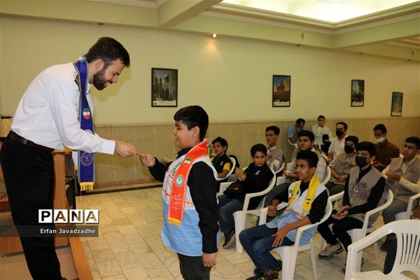 اختتامیه دوره خبرنگاری (بخش پسران).