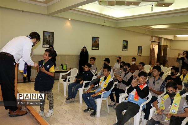 اختتامیه دوره خبرنگاری (بخش پسران).