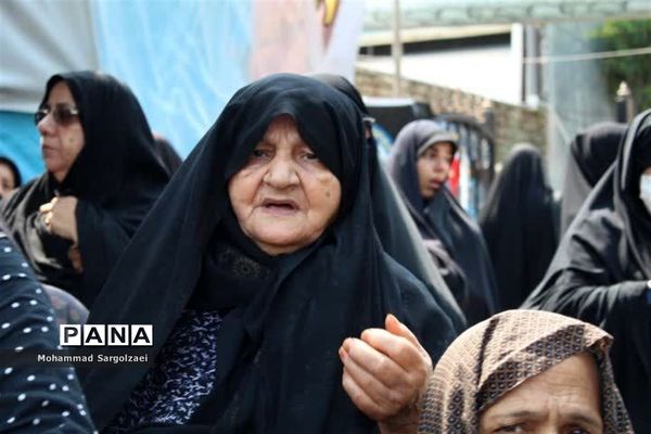 استقبال از پیکر شهید مدافع حرم در میاندورود