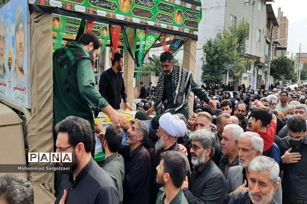 استقبال از پیکر شهید مدافع حرم در میاندورود