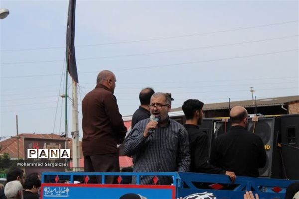 استقبال از پیکر شهید مدافع حرم در میاندورود