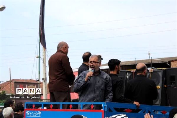 استقبال از پیکر شهید مدافع حرم در میاندورود
