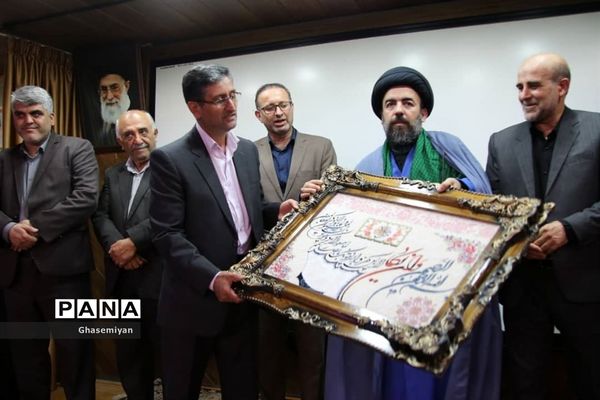 تودیع و معارفه مدیر آموزش و پرورش شهرستان عباس آباد
