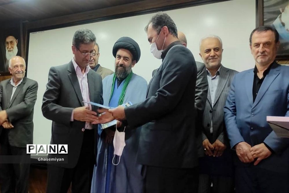 تودیع و معارفه مدیر آموزش و پرورش شهرستان عباس آباد