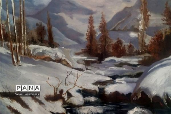 نمایشگاه نقاشی گروهی بازباران دراسلامشهر