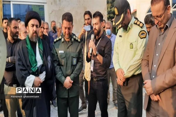 مراسم استقبال از شهید مدافع حرم «مصطفی تاش موسی» درشهرستان  عباس آباد