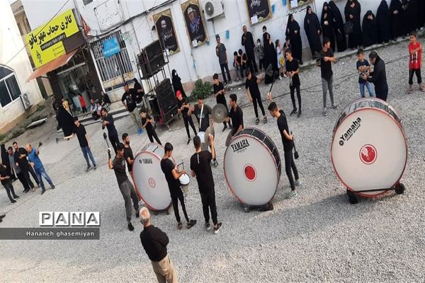 مراسم استقبال از شهید مدافع حرم «مصطفی تاش موسی» درشهرستان  عباس آباد