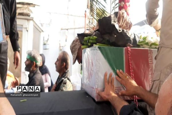 مراسم استقبال از شهید مدافع حرم «مصطفی تاش موسی» درشهرستان  عباس آباد