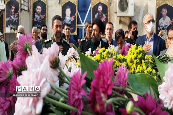 مراسم استقبال از شهید مدافع حرم «مصطفی تاش موسی» درشهرستان  عباس آباد