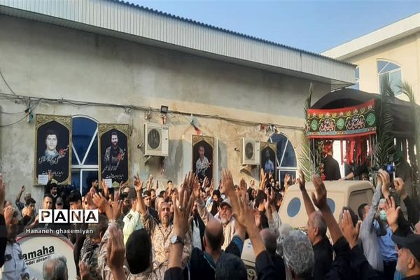 مراسم استقبال از شهید مدافع حرم «مصطفی تاش موسی» درشهرستان  عباس آباد