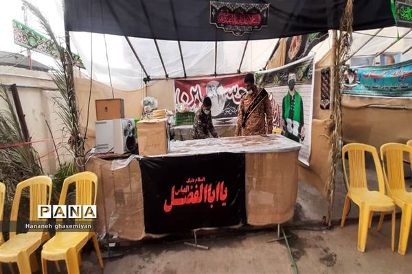 مراسم استقبال از شهید مدافع حرم «مصطفی تاش موسی» درشهرستان  عباس آباد