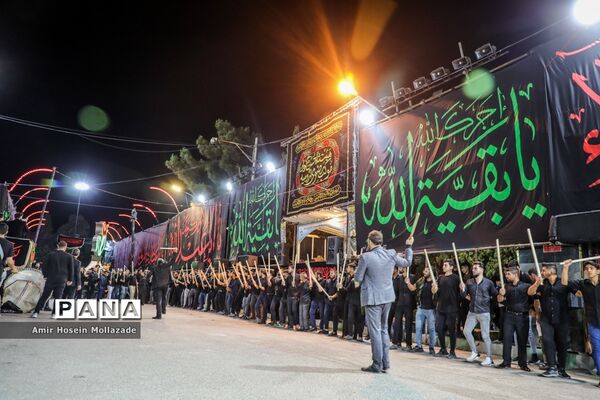 عزاداری شب ششم محرم در موکب رضوی ارومیه