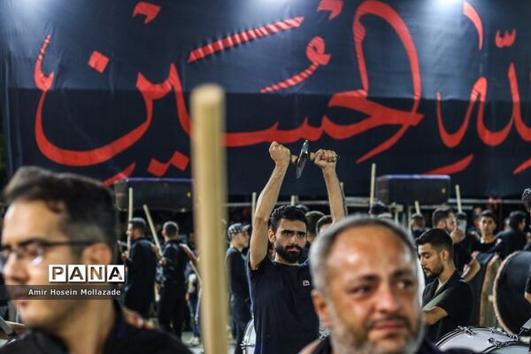 عزاداری شب ششم محرم در موکب رضوی ارومیه