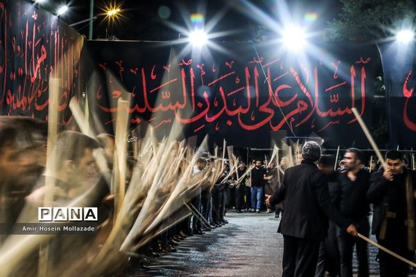 عزاداری شب ششم محرم در موکب رضوی ارومیه