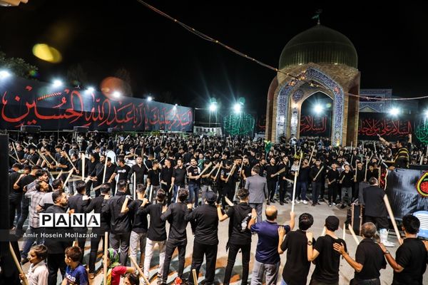 عزاداری شب ششم محرم در موکب رضوی ارومیه