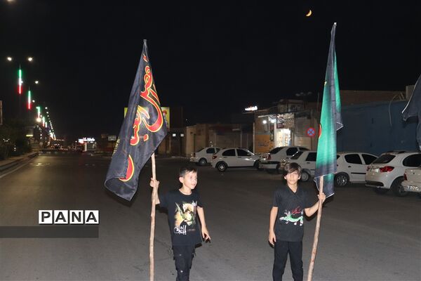 برگزاری مراسم زنجیر زنی و سنج و دمام در شهرستان امیدیه
