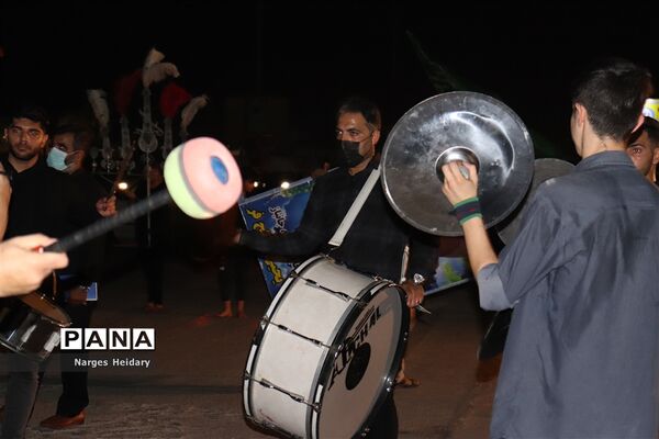 برگزاری مراسم زنجیر زنی و سنج و دمام در شهرستان امیدیه