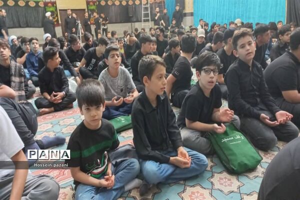 مراسم سوگواری احلی من العسل در شهرستان ملارد