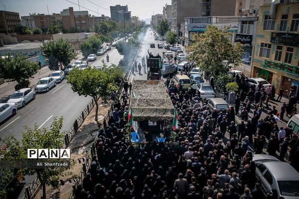 مراسم تشییع و تدفین پیکر شهید گمنام