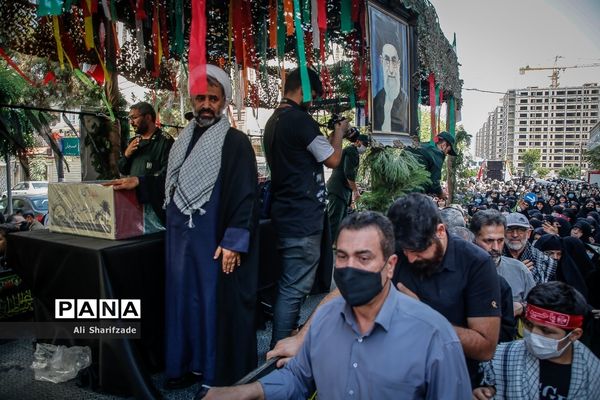 مراسم تشییع و تدفین پیکر شهید گمنام