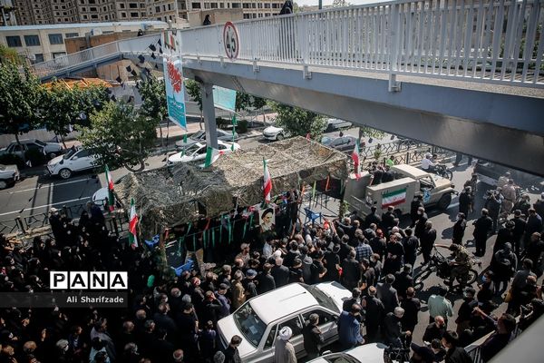 مراسم تشییع و تدفین پیکر شهید گمنام