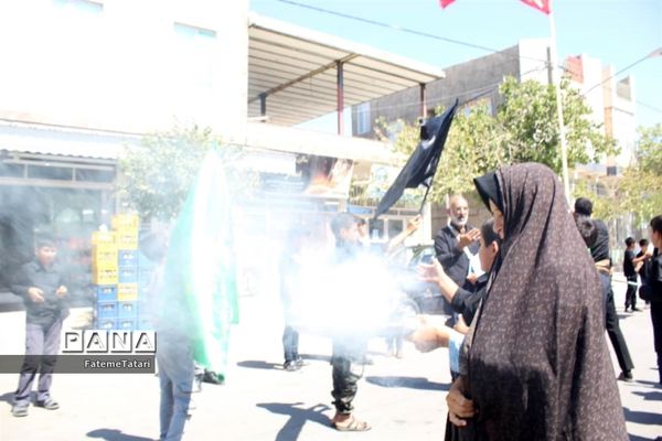 برگزاری سوگواری احلی من العسل در منطقه بام و صفی آباد