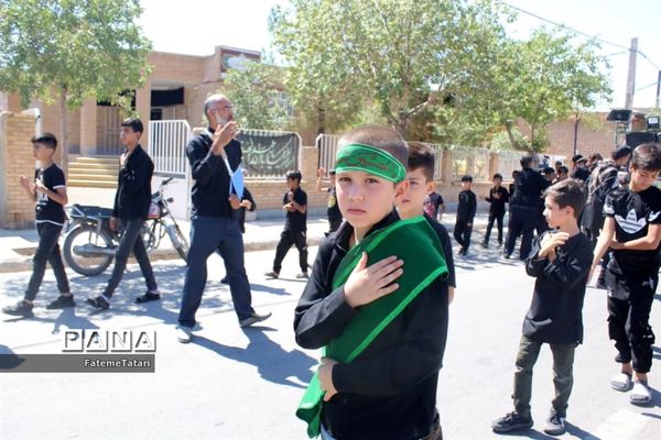 برگزاری سوگواری احلی من العسل در منطقه بام و صفی آباد