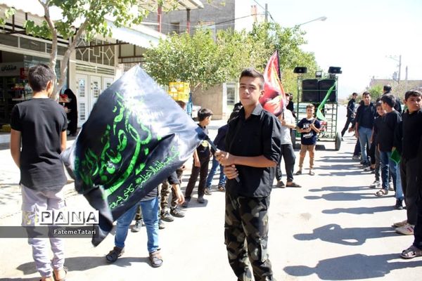 برگزاری سوگواری احلی من العسل در منطقه بام و صفی آباد