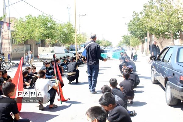 برگزاری سوگواری احلی من العسل در منطقه بام و صفی آباد