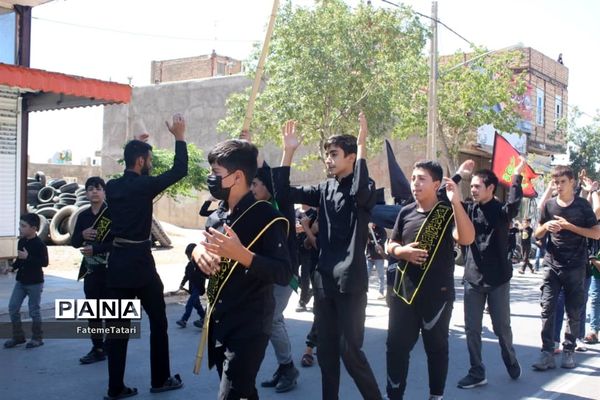 برگزاری سوگواری احلی من العسل در منطقه بام و صفی آباد