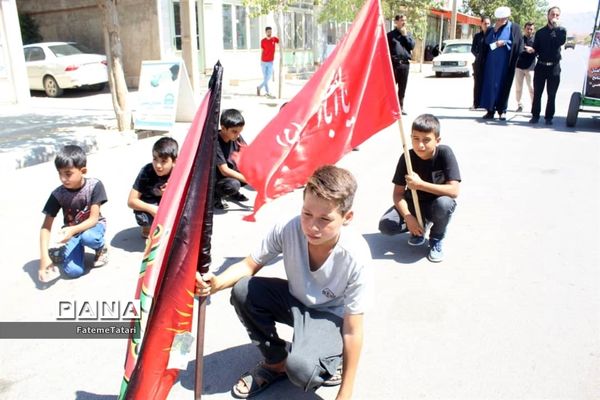 برگزاری سوگواری احلی من العسل در منطقه بام و صفی آباد