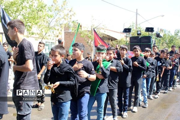 برگزاری سوگواری احلی من العسل در منطقه بام و صفی آباد