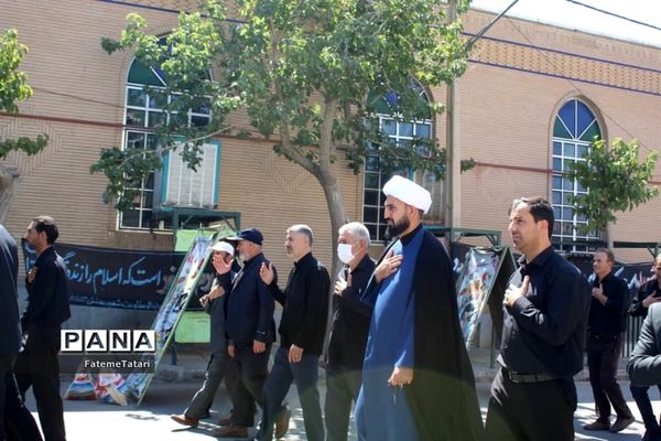 برگزاری سوگواری احلی من العسل در منطقه بام و صفی آباد