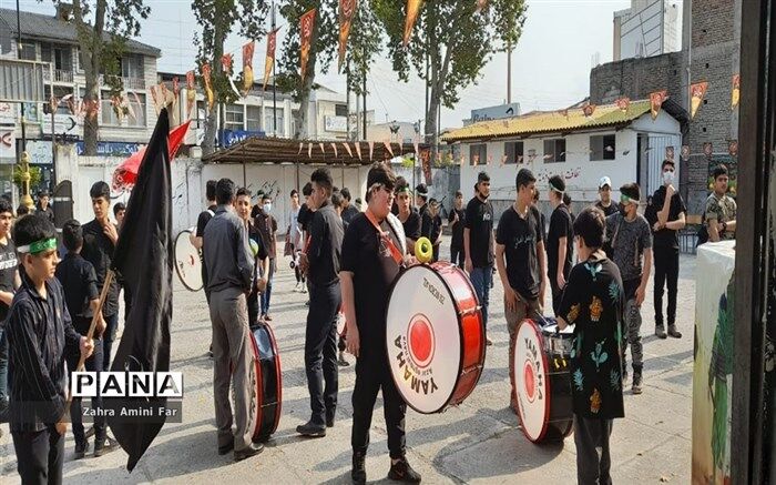سوگواری احلی من العسل در شهرستان نور برگزار شد