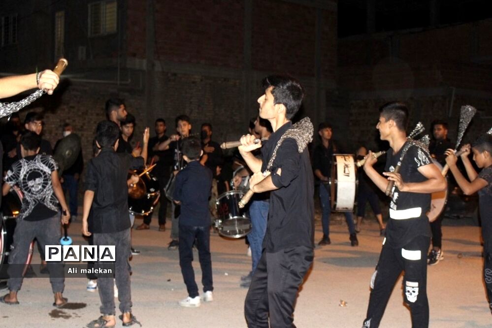 چهارمین شب عزاداری حسینی در گلستان