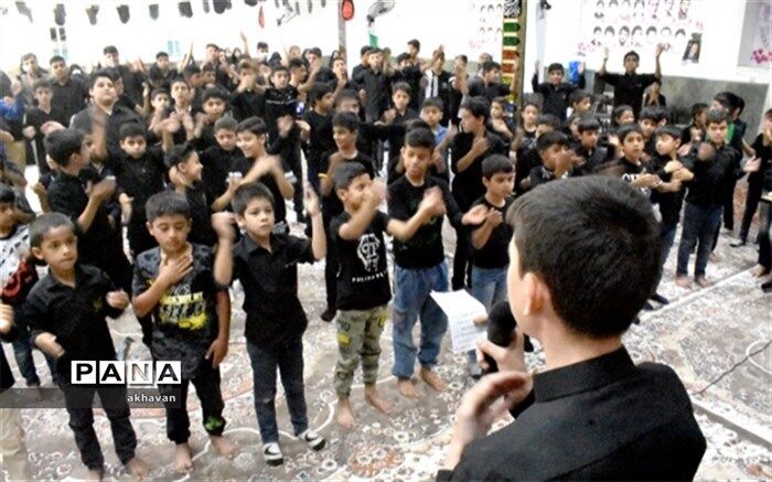 سوگواره احلی من العسل درمهدیه بهاباد برگزار شد