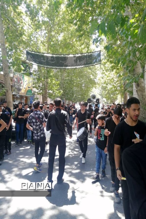 برگزاری مراسم سوگواره احلی من العسل در شهرستان نطنز