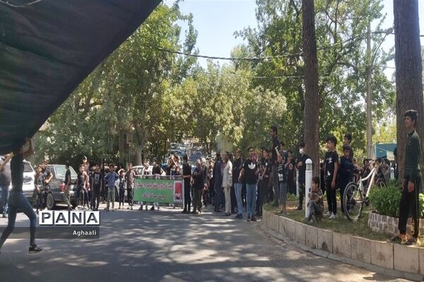 برگزاری مراسم سوگواره احلی من العسل در شهرستان نطنز