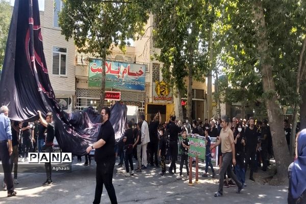 برگزاری مراسم سوگواره احلی من العسل در شهرستان نطنز