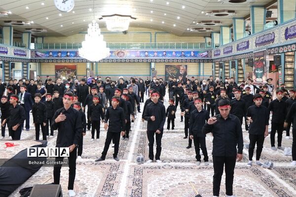 مراسم سوگواره احلی من العسل در ارومیه
