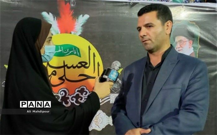 هدف از برگزاری مراسم احلی من العسل آشنایی دانش‌آموزان با مکتب عاشورا است