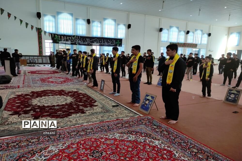 برگزاری سوگواری احلی من العسل شهرستان چرام