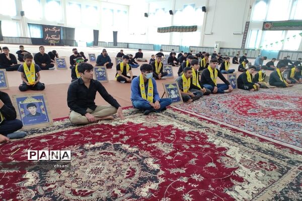 برگزاری سوگواری احلی من العسل شهرستان چرام