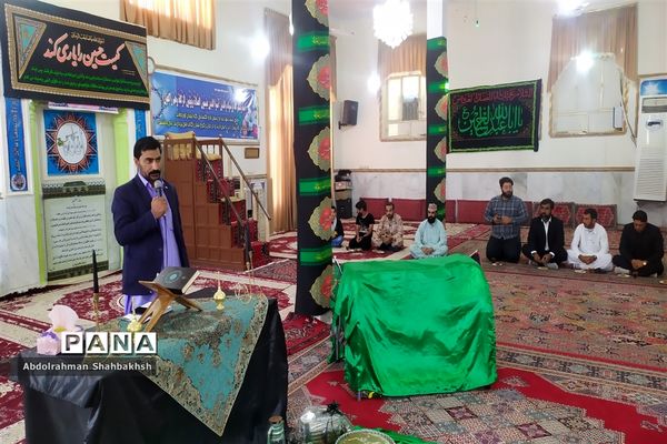 عزاداری دانش آموزان شهر خاش در سوگواره « احلی من العسل»