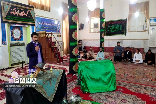 عزاداری دانش آموزان شهر خاش در سوگواره « احلی من العسل»