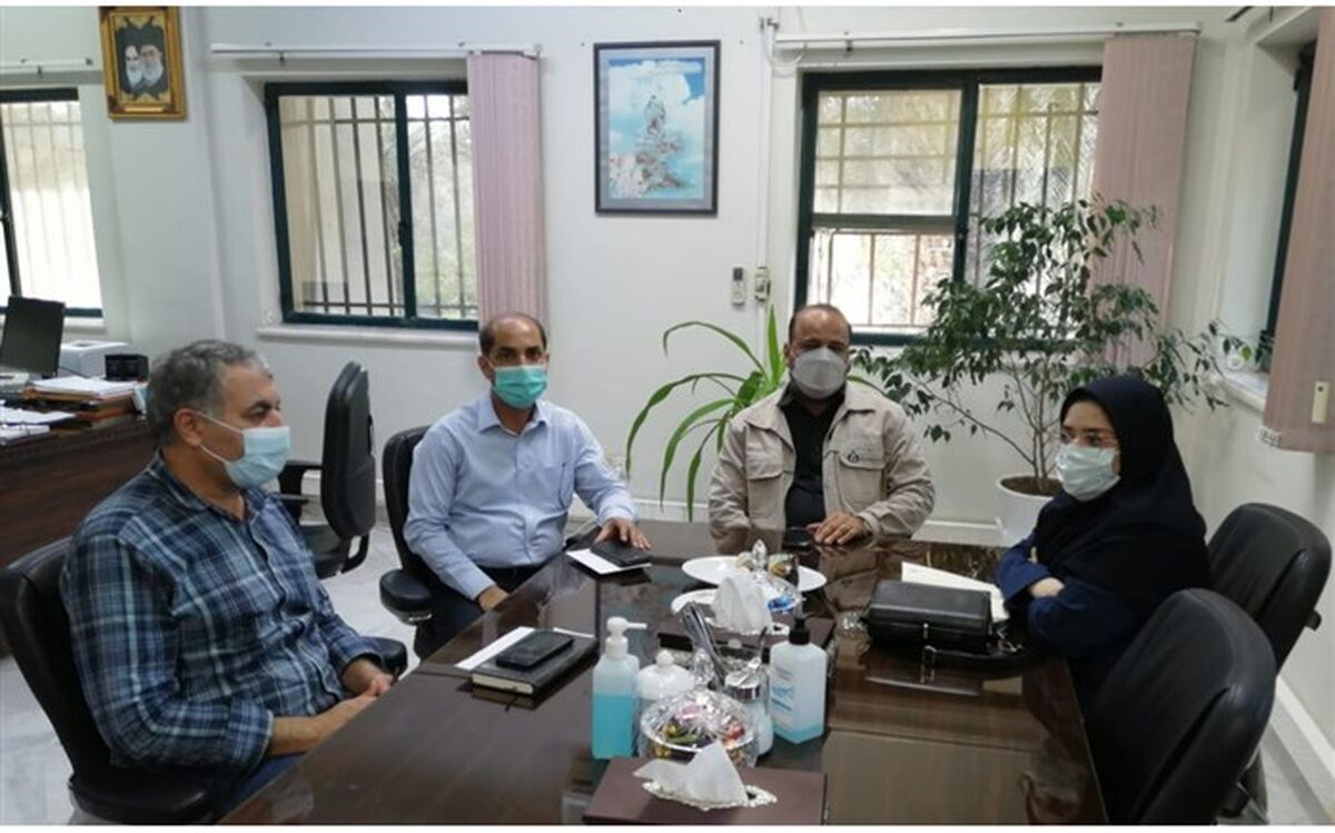دیدارنماینده سازمان دانش‌آموزی هرمزگان با رئیس هیات مدیره شرکت پالایش نفت بندرعباس