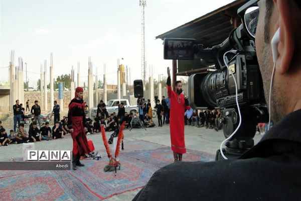 مراسم تعزیه خوانی هیات قمربنی هاشم چرمهین