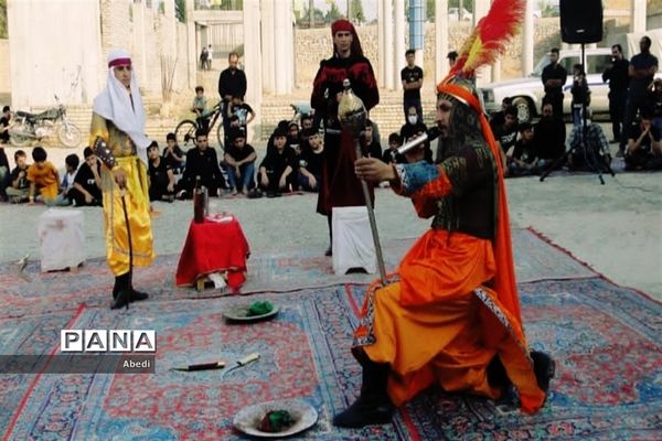 مراسم تعزیه خوانی هیات قمربنی هاشم چرمهین