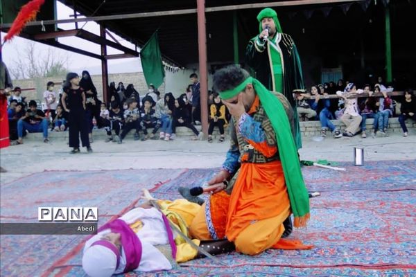 مراسم تعزیه خوانی هیات قمربنی هاشم چرمهین