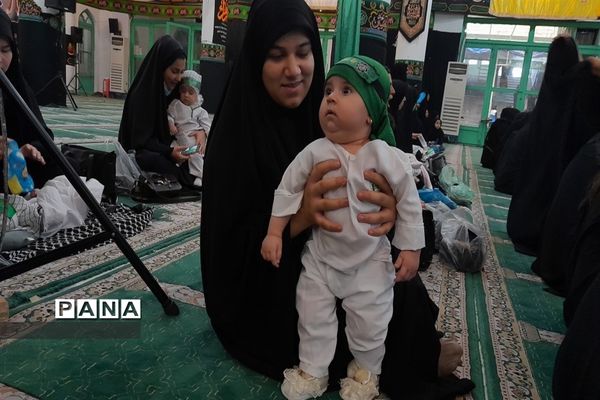 همایش شیرخوارگان حسینی  در مسجد جامع شهرستان ‌قرچک